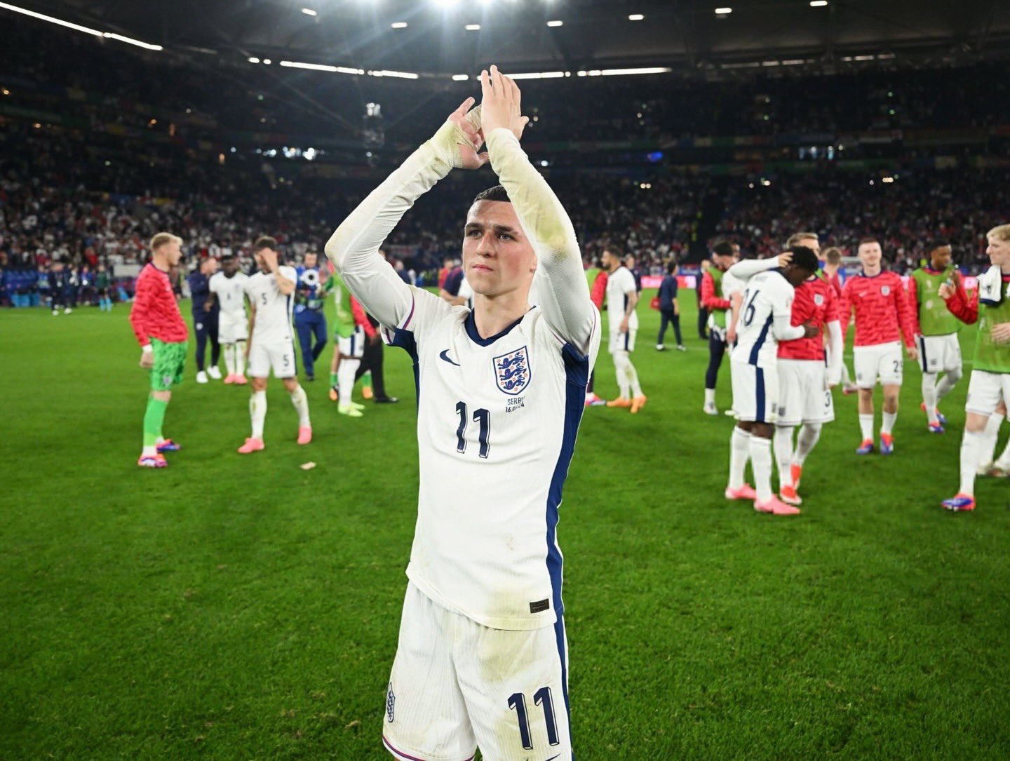 Phil Foden has temporarily left England’s Euro 2024 base and returned to Britain for a “pressing family matter,” the Football Association said Wednesday. (X/@PhilFoden)