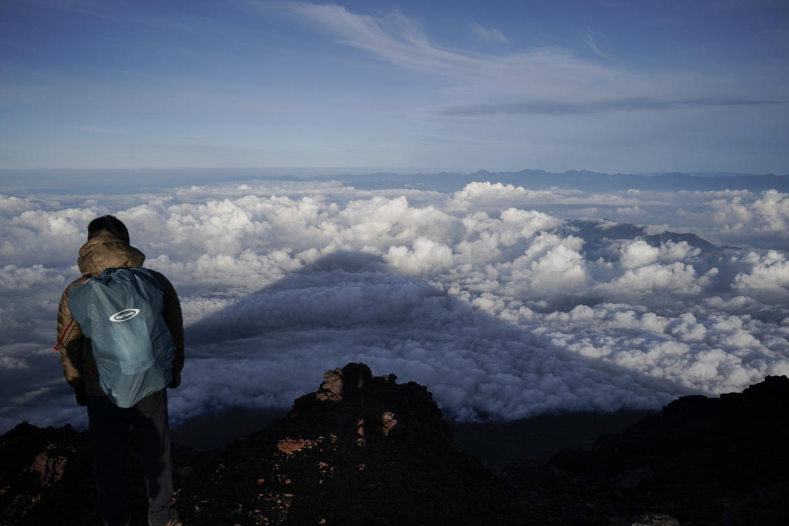 FILE photo of mount Fuji, 3 bodies were found inside a crater at the summit of Mount Fuji (AP Photo)