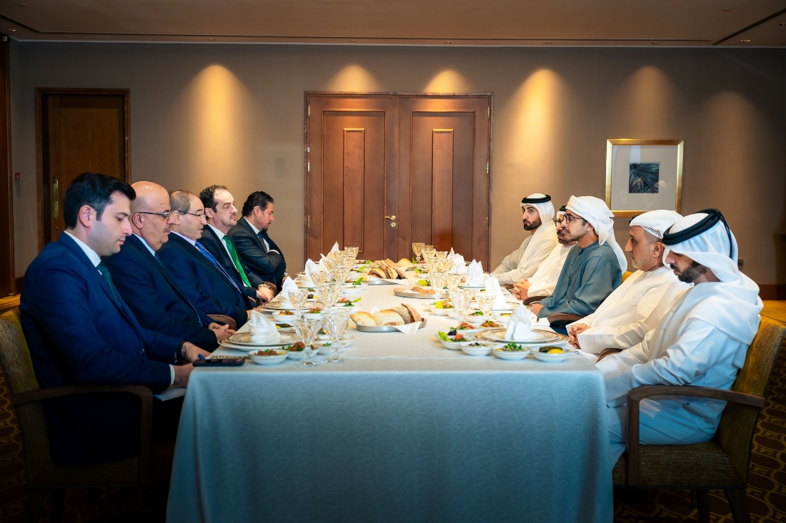 Sheikh Abdullah emphasized the long-standing fraternal relations between the UAE and Syria. (WAM)