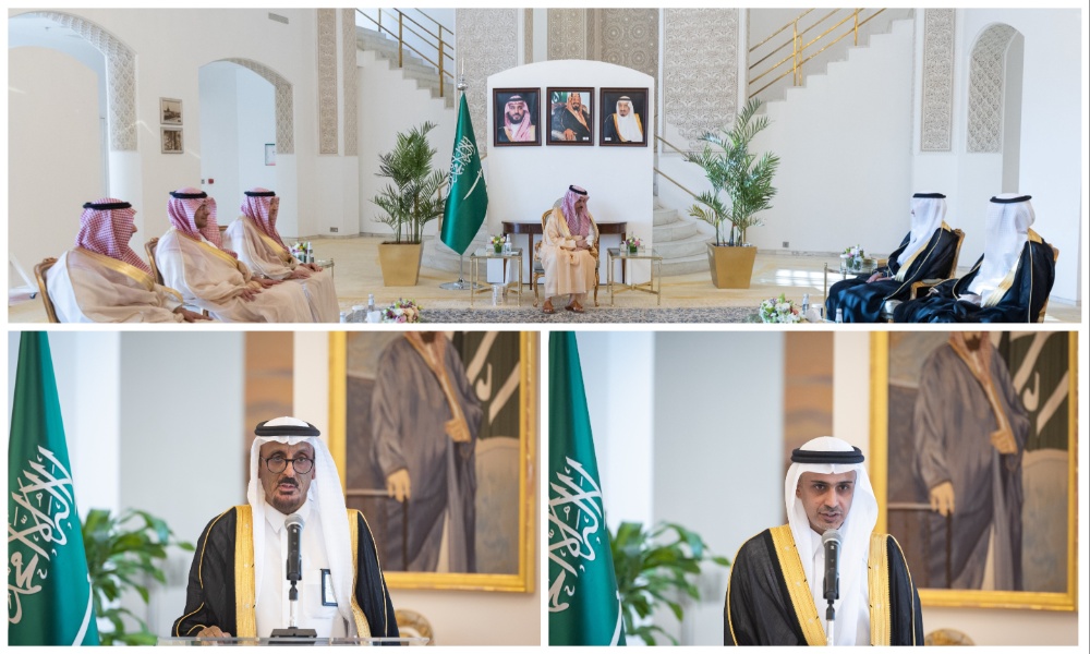 Saudi Arabia’s consuls general to New York and Suez took an oath of office before the Kingdom’s Foreign Minister Prince Faisal bin Farhan in Riyadh. (SPA)