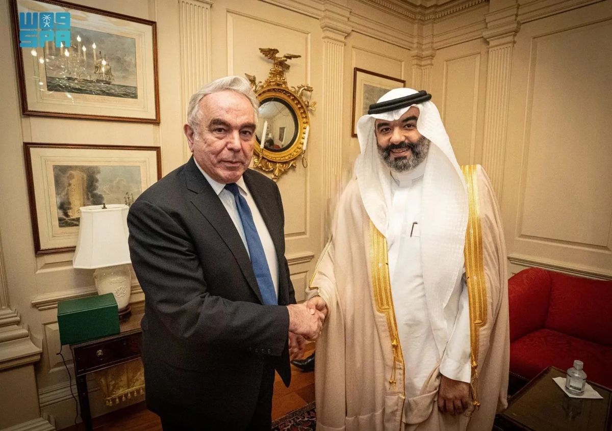 The two discussed ways of strengthening the partnership between the Kingdom and the US in the digital economy sector. (SPA)