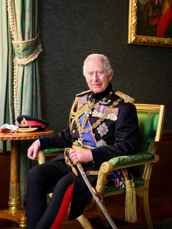 Portrait of King Charles unveiled for Britain’s Armed Forces Day