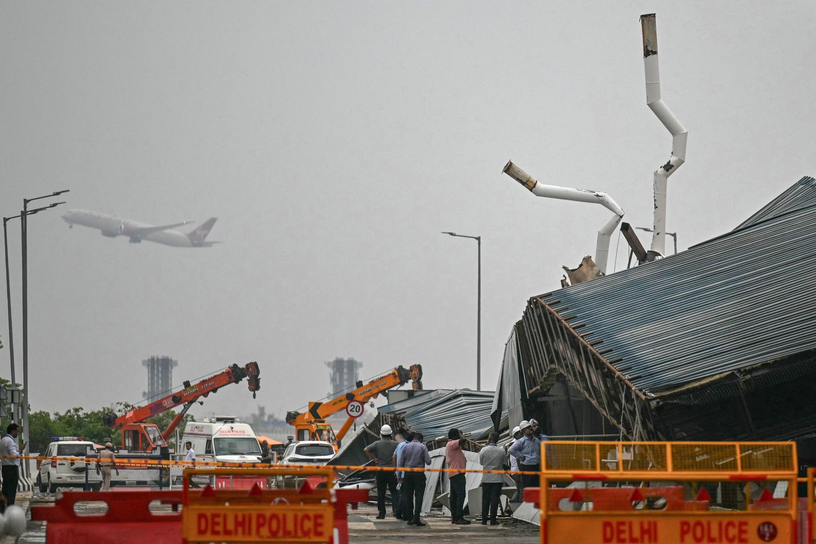 Delhi airport accident raises concerns over India’s infrastructure drive