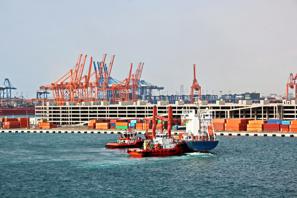 The Saudi Ports Authority, also known as Mawani, announced the addition of the CBS shipping service through the Chinese shipping line NewNew Line. Shutterstock