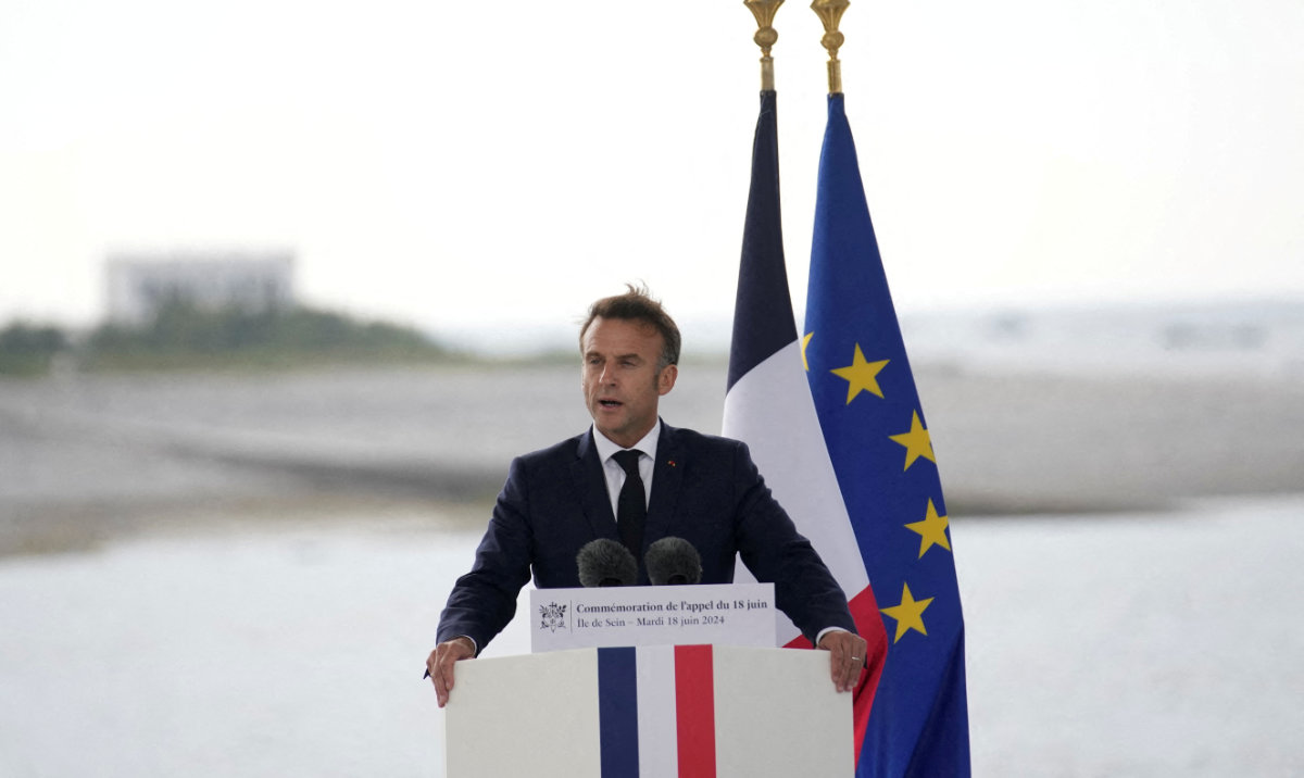 A leap into the unknown is the expression most often used to describe Macron’s move. (Reuters)