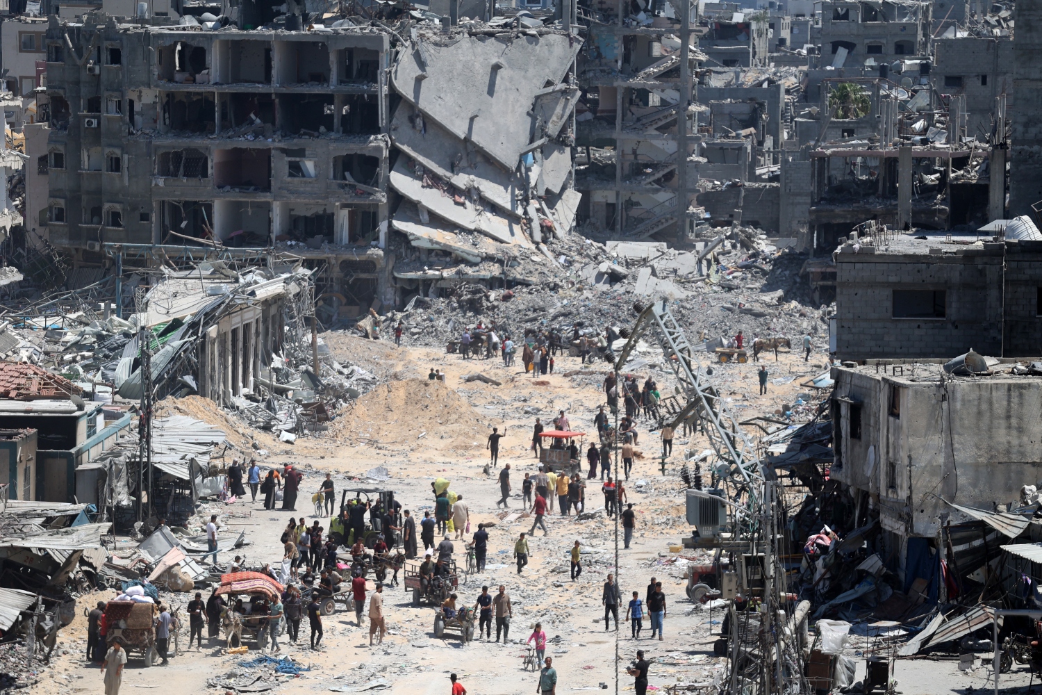 The Netanyahu government has responded by inflicting an unparalleled catastrophe on Gaza (File/AFP)