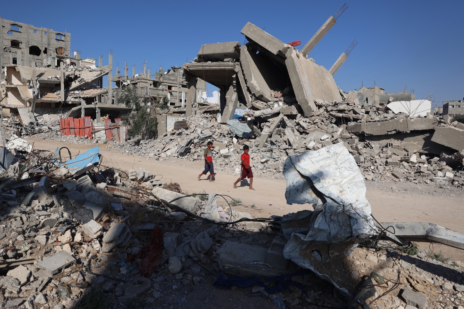 The reality for civilians and especially children in Gaza is terrifying. And it is getting worse by the day. (File/AFP)