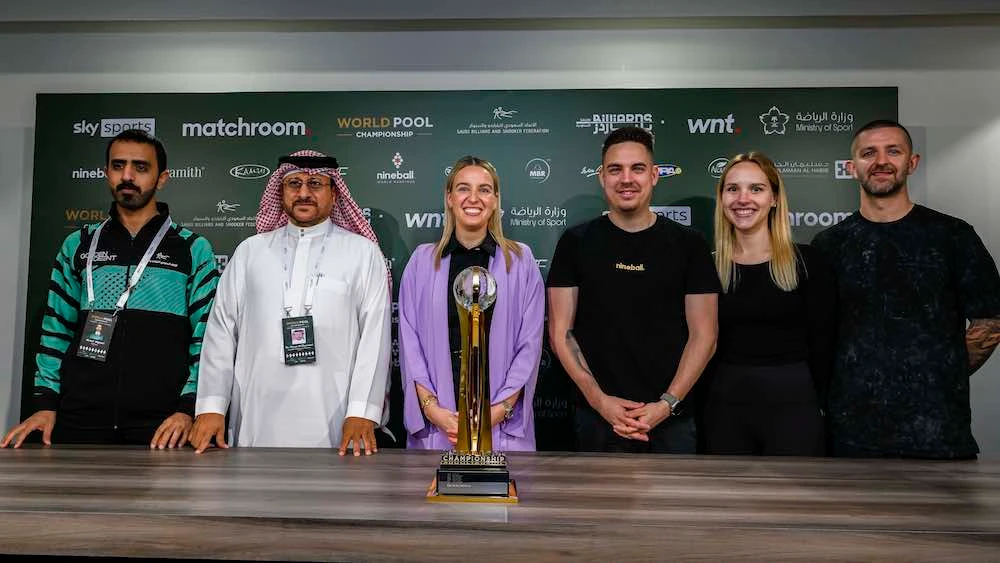 The world’s best billiards players arrived in Jeddah on Sunday to compete for $1 million in prizes at the Saudi Arabia World Pool Championship 2024. (Supplied)