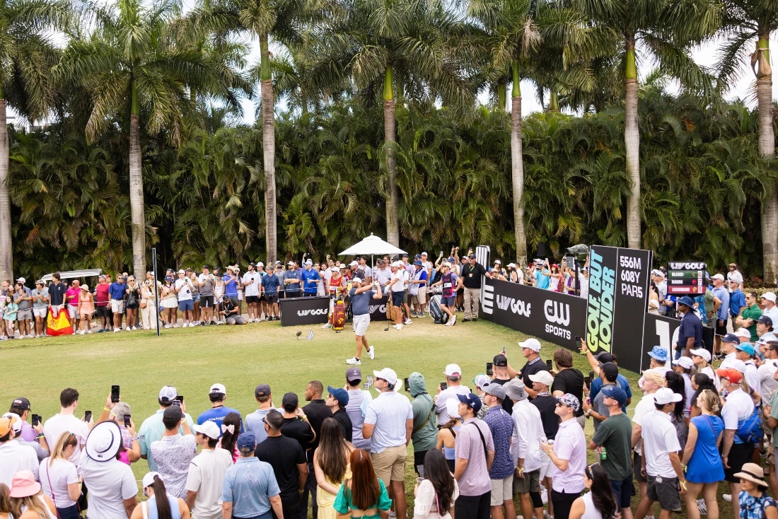 Jon Rahm is on elf six US Open champions taking part in LIV Golf Houston. (Chris Trotman/LIV Golf)
