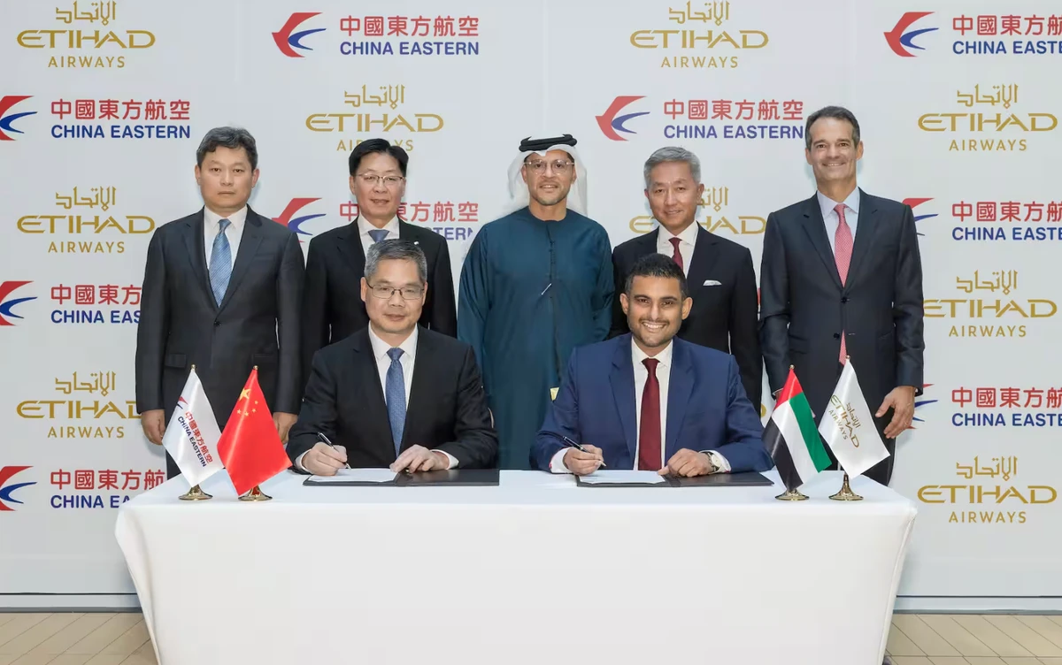 The agreement was signed by both airlines in a ceremony at Etihad’s headquarters in Abu Dhabi, the UAE. Supplied.