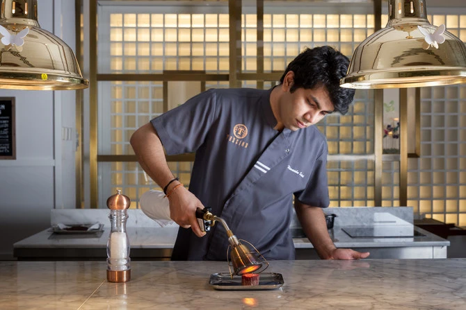 Tresind Studio is helmed by Indian chef Himanshu Saini and is located at St. Regis Gardens on Palm Jumeirah. (Supplied)