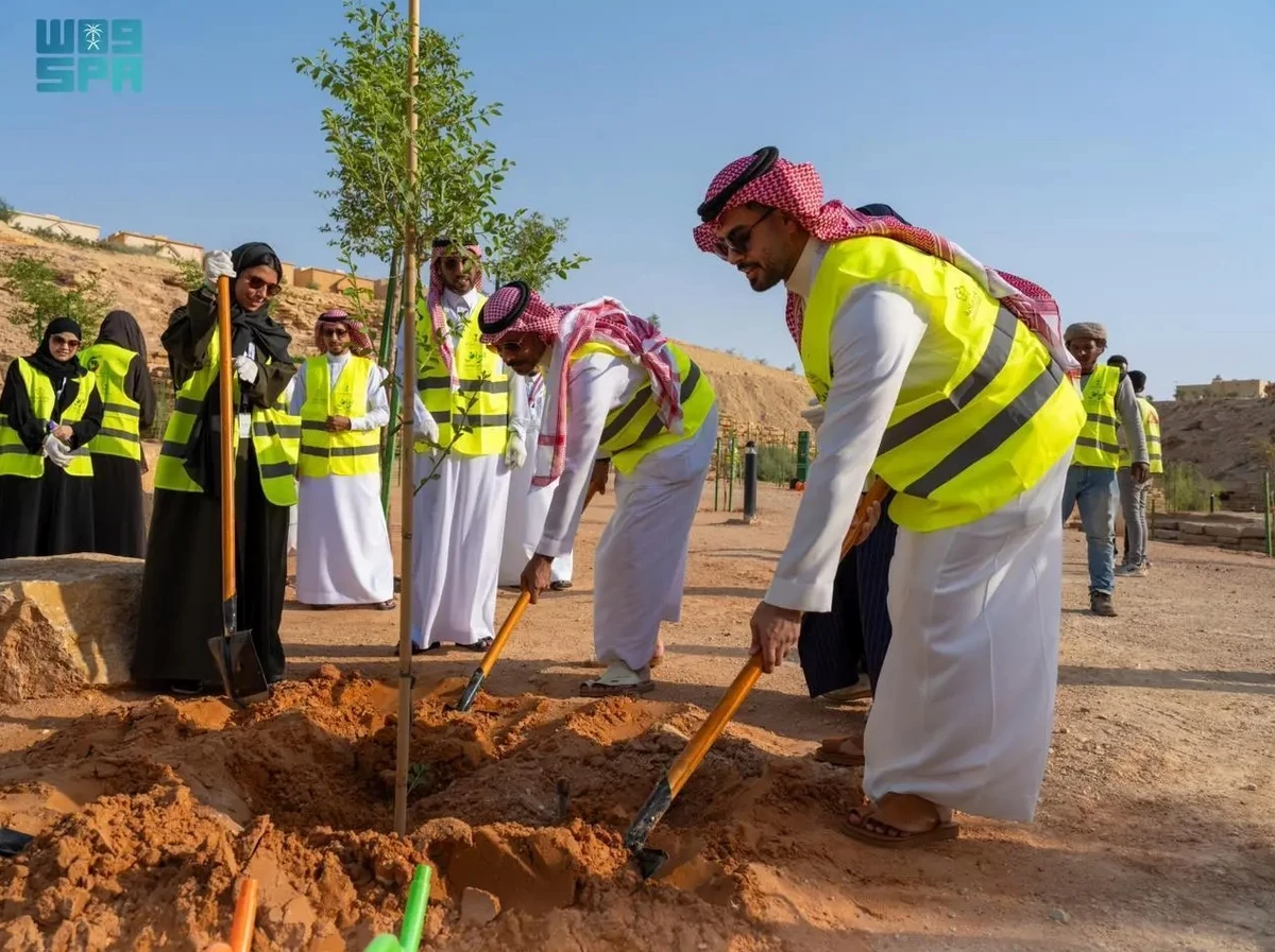 Green Riyadh, a megaproject launched by the Saudi leadership, aims to plant over 7.5 million trees in Riyadh (SPA)