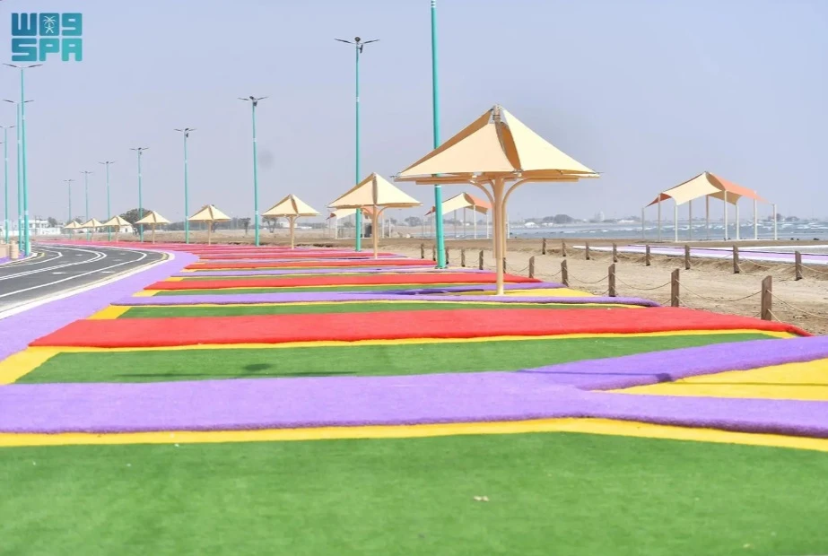 The municipality of Jazan has prepared public parks, waterfronts and amusement parks in Jazan city and other parts of the region to welcome visitors during the Eid Al-Adha holidays. (SPA)