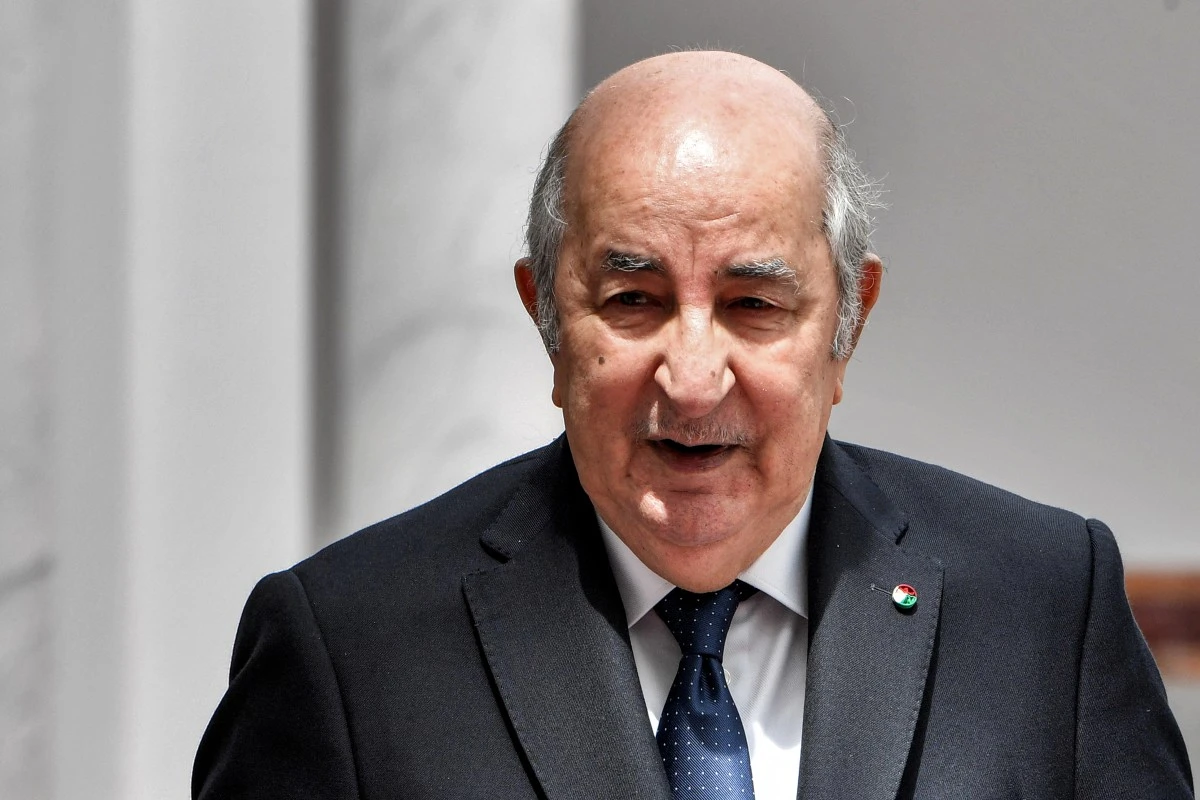 Algeria's President Abdelmadjid Tebboune. (AFP)