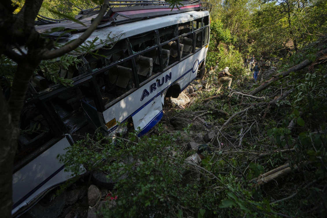 A police officer said some of the victims had gunshot wounds and blamed the attack on Muslim militants. (AP)