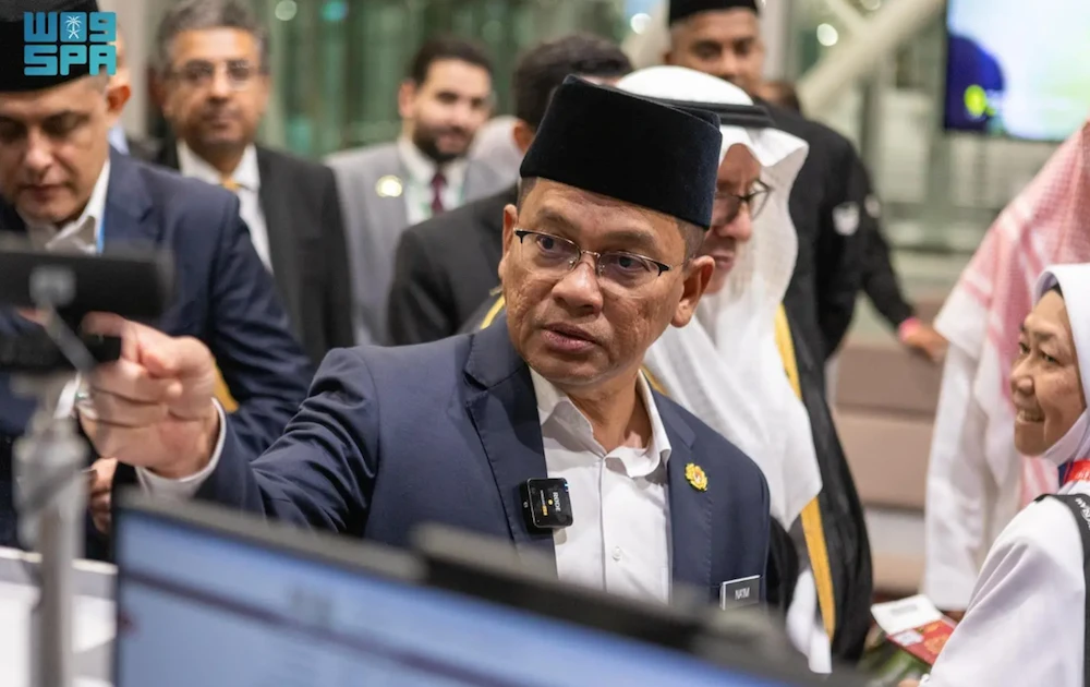 Malaysian Minister of Religious Affairs Dato Muhammad Naeem bin Mukhtar has praised Saudi Arabia’s role in serving Hajj pilgrims. (SPA)