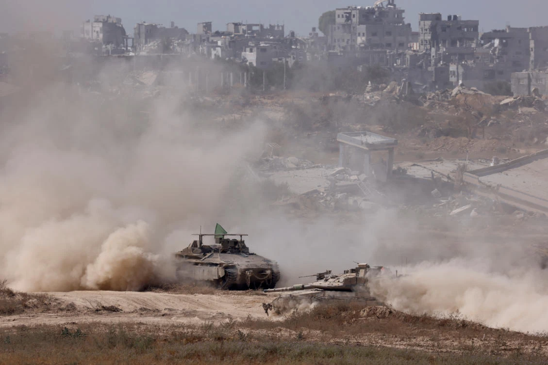 Germany approved arms exports to Israel worth €326 million ($354 million) last year, but the volume of approvals fell to around €10 million in the first quarter of this year. (Reuters)