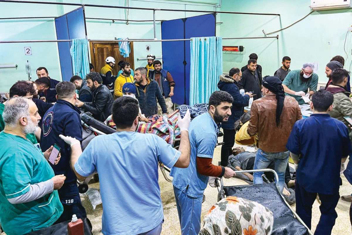Sanctions, isolation, earthquakes and a grinding civil war have devastated Syria’s health system, leaving medical personnel underresourced and overwhelmed, forcing many to leave for Europe. (AFP)