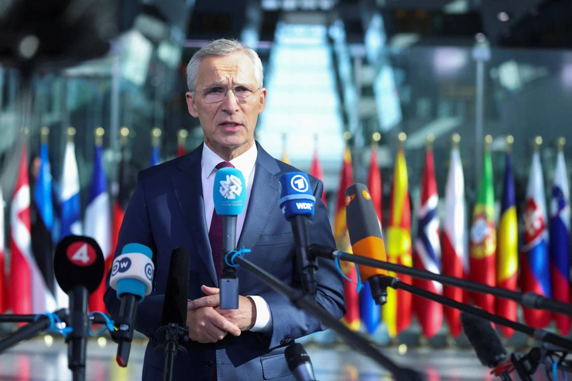 NATO Secretary-General Jens Stoltenberg says Ukraine’s beleaguered armed forces need longer-term predictability about the kinds of weapons. (REUTERS)