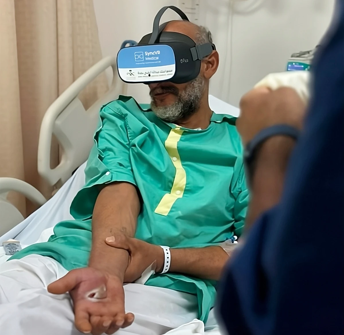 SalaamVR allows injured and hospitalized pilgrims the chance to experience a virtual Makkah. (SyncVR)