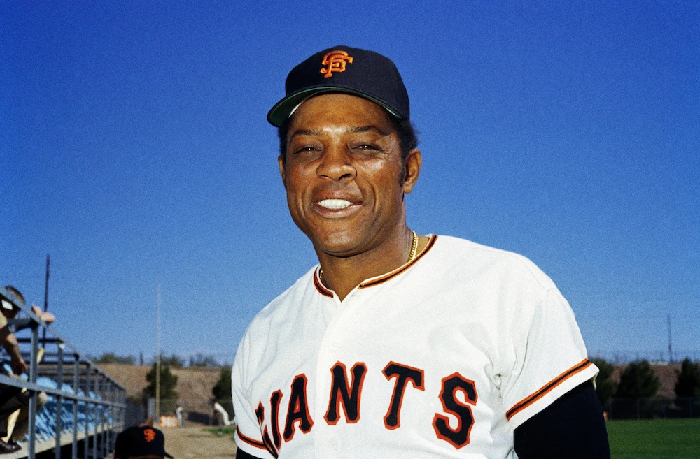Willie Mays played 23 seasons for the New York Giants, San Francisco Giants and New York Mets, from 1951 through 1973. (AP)