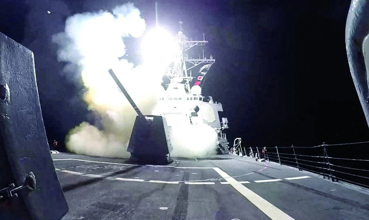 The US military said Thursday that it had destroyed four Houthi nautical drones and two aerial ones over the Red Sea off Yemen. (Reuters)