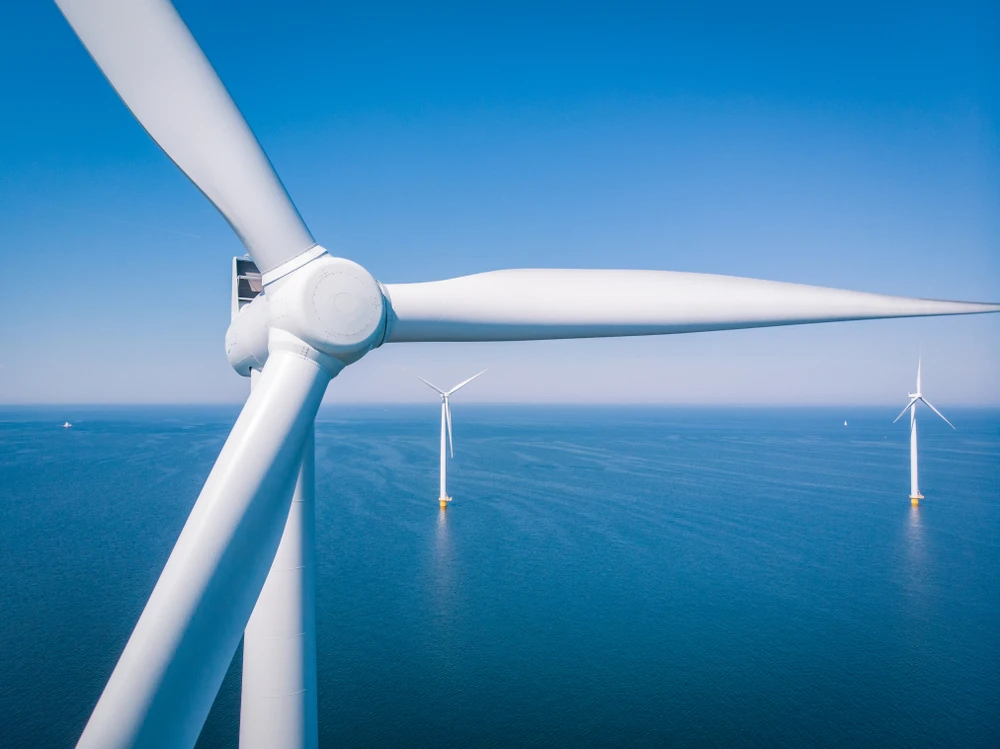 Wind at sea is stronger, more consistent and less turbulent than on land, which helps generate energy in a reliable manner. Shutterstock
