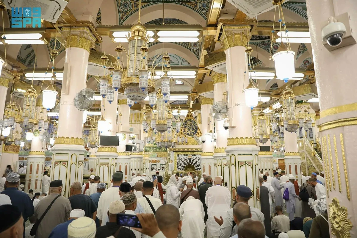 More than 1.4 million people visit Al-Rawdah Al-Sharifa during last six weeks