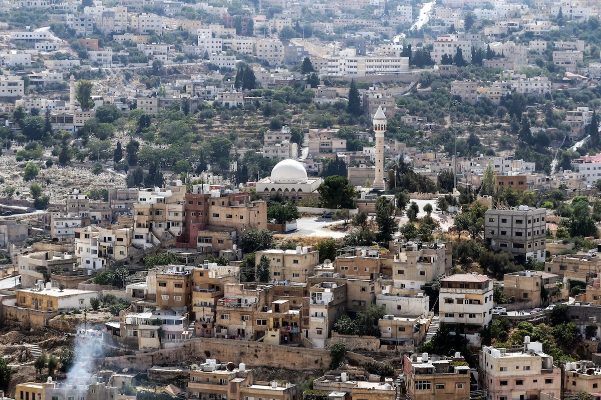 A picture taken on August 14, 2018 shows a view of the city of Al-Salt, about 30 kilometres west of the capital Amman. (File/AFP)