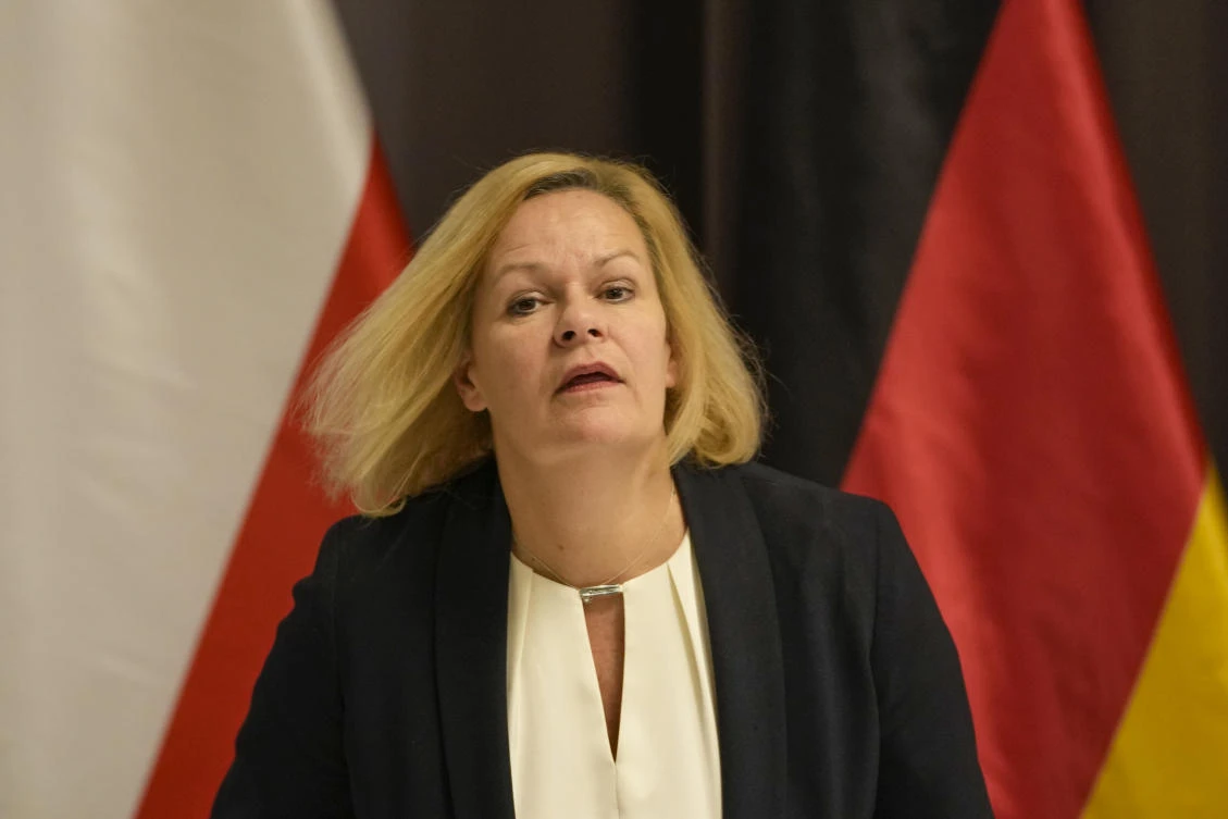 Liking a social media post would not be sufficient grounds for deportation, Interior Minister Nancy Faeser said. (AP/File)