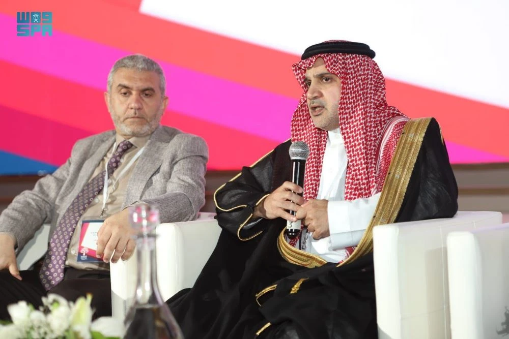 Ahmed Al-Zahrani headed the Kingdom’s delegation in Tunisia at the second regional meeting on educating young people in skills and transitioning them to work. (SPA)