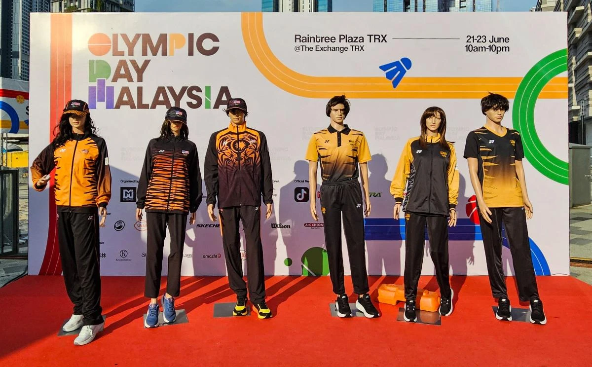 Controversy erupted when the Olympic Council of Malaysia (OCM) unveiled the gold-themed outfits featuring a tiger-stripe design last weekend. (AFP)