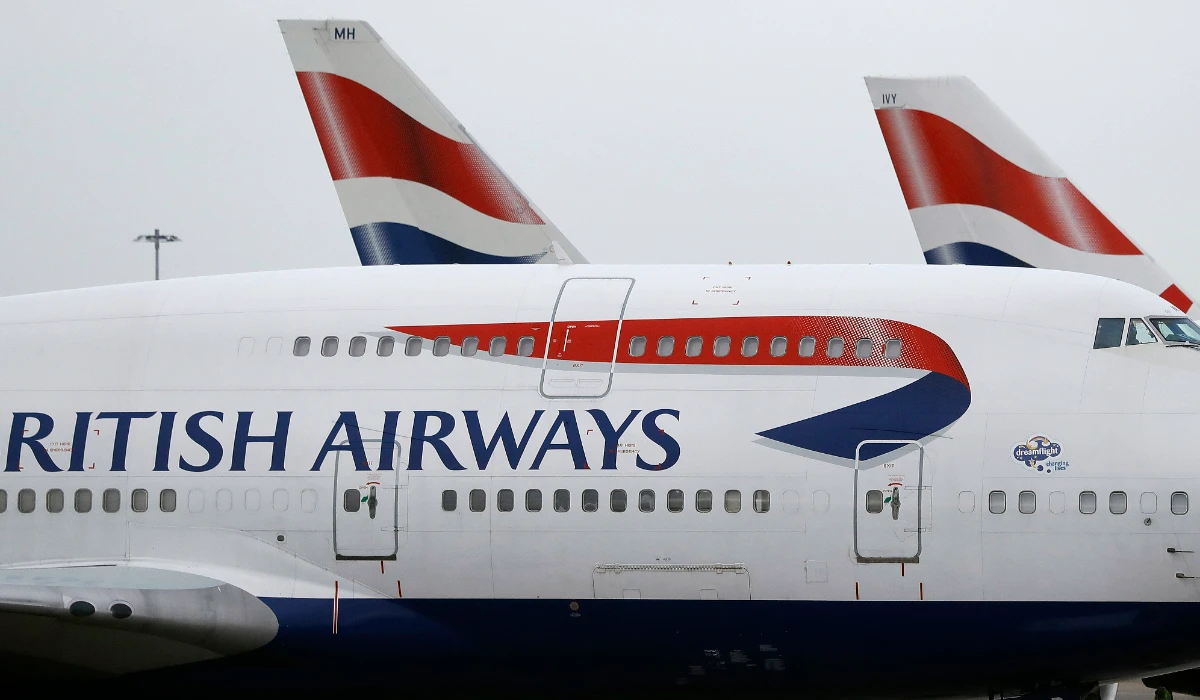 In this file photo dated Tuesday, Jan. 10, 2017, British Airways planes are parked at Heathrow Airport in London. (AP file photo)