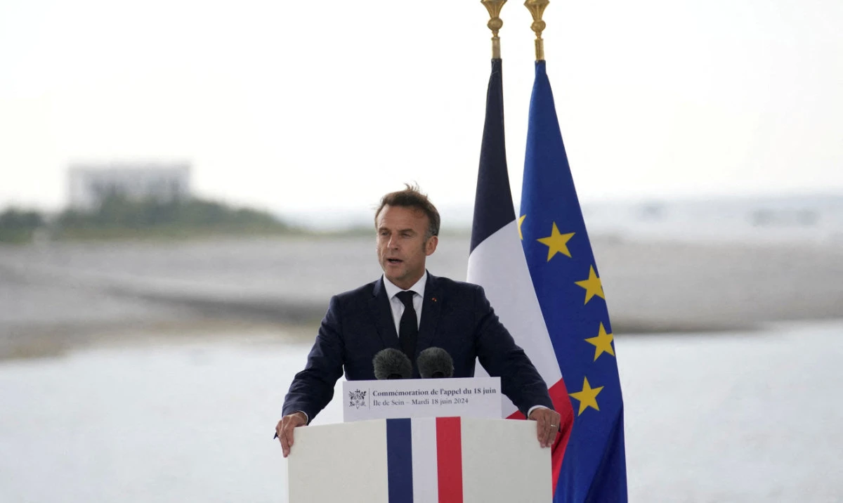A leap into the unknown is the expression most often used to describe Macron’s move. (Reuters)