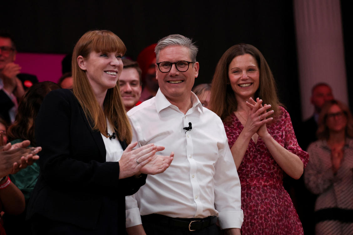 Starmer’s reward is polls that now predict him sweeping into Downing Street as prime minister at the end of this week, possibly with a historic majority. (REUTERS)