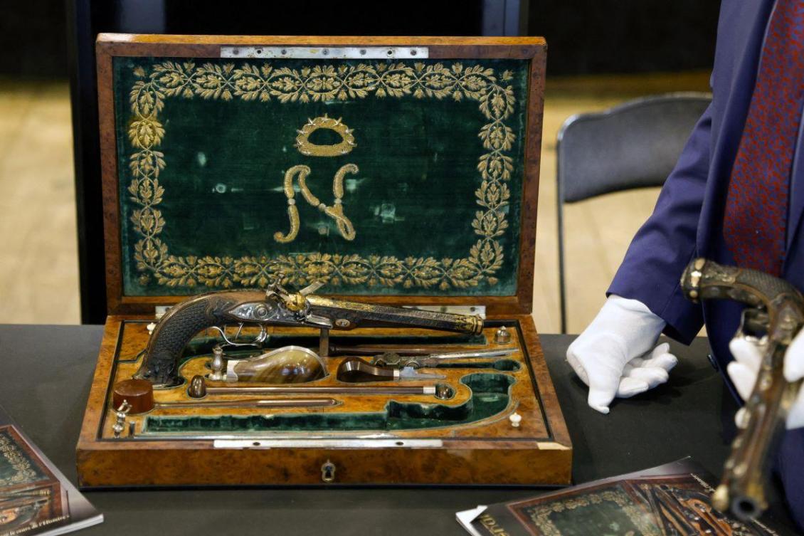 Two pistols owned by Napoleon up for auction with estimated value of up to $1.6m