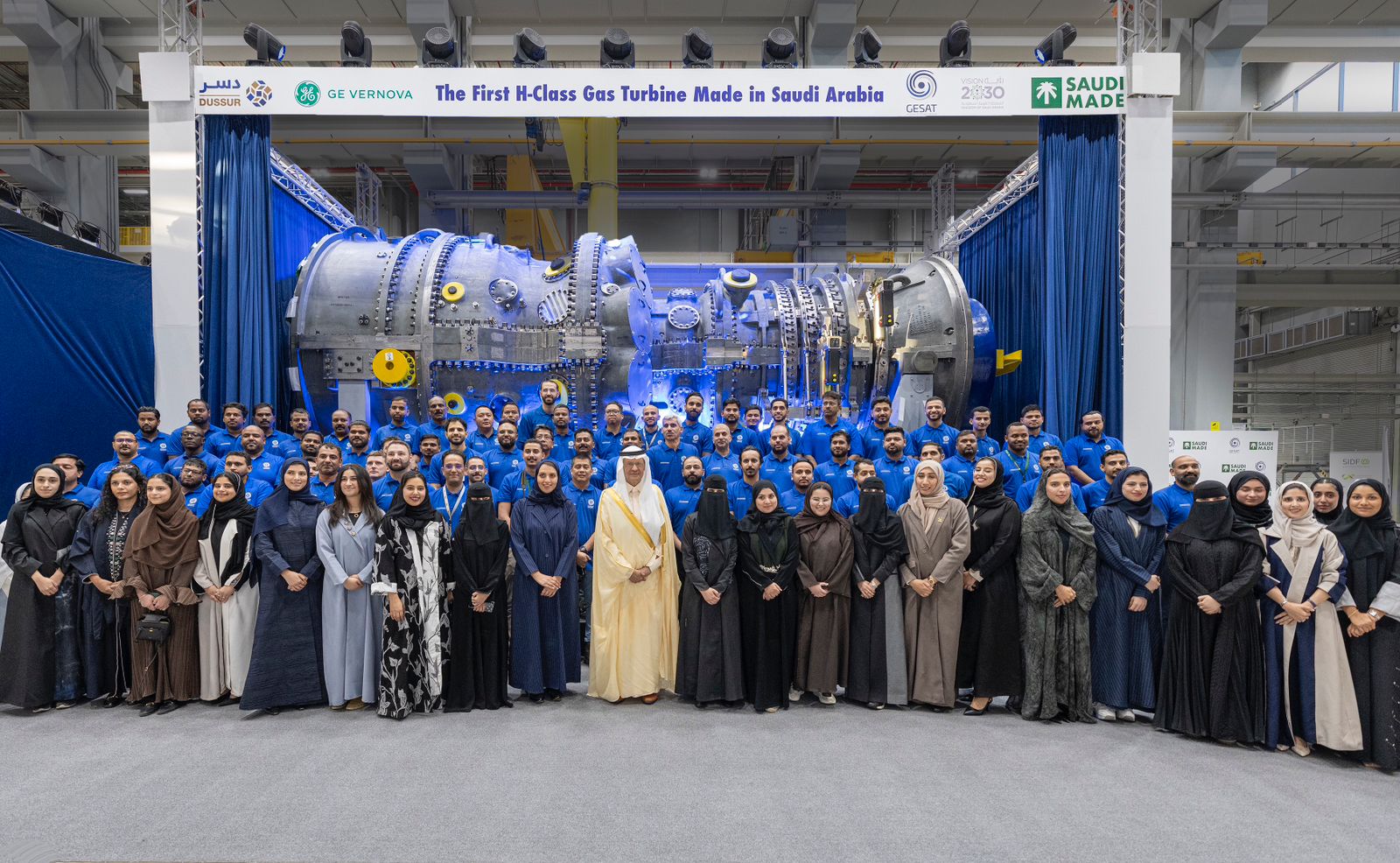 The successful rollout of the gas turbine at GESAT marks a significant milestone in the Kingdom’s energy sector. Supplied.