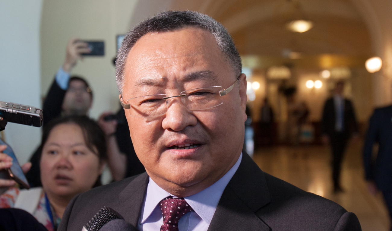 Chinese UN Ambassador Fu Cong. (AFP/File)