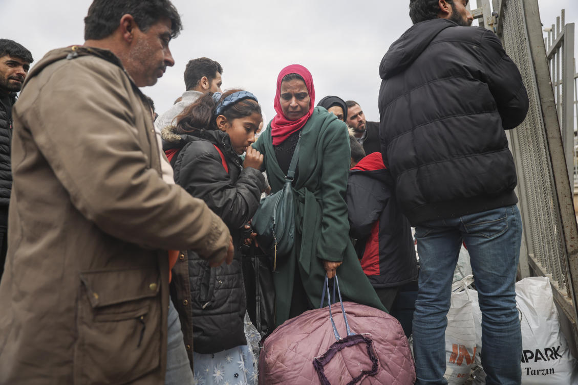 Turkish President Recep Tayyip Erdogan accused opposition parties of stoking xenophobia and racism on Monday July 1, 2024, a day after residents in a neighborhood in central Turkiye set Syrian-owned shops on fire. (AP)