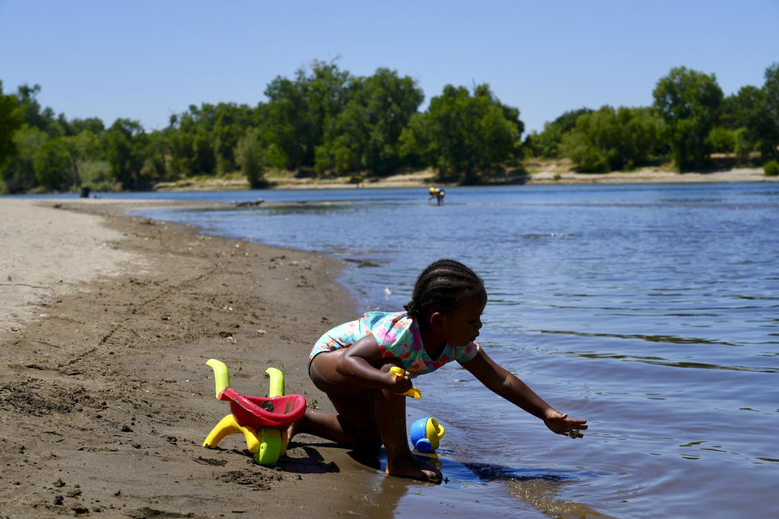 Temperatures have peaked above 40C. (AP)