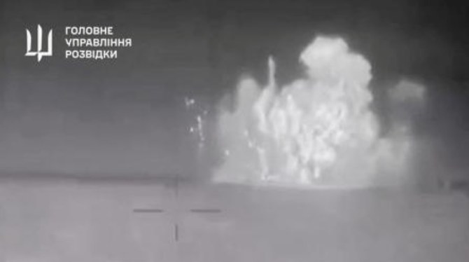 Ukraine, Russian armed group claim arson attack on Moscow warship in Baltic