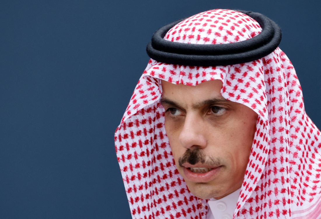 Prince Faisal highlighted the international community’s silence on Israel’s continued expansion of settlements in the West Bank. (FILE/AFP)