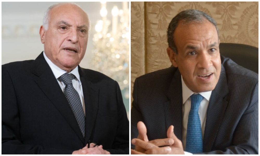 Algerian foreign minister Ahmed Attaf spoke over the phone on Saturday with Egypt's newly appointed foreign minister Badr Badr Abdelatty. (AFP/File Photos)