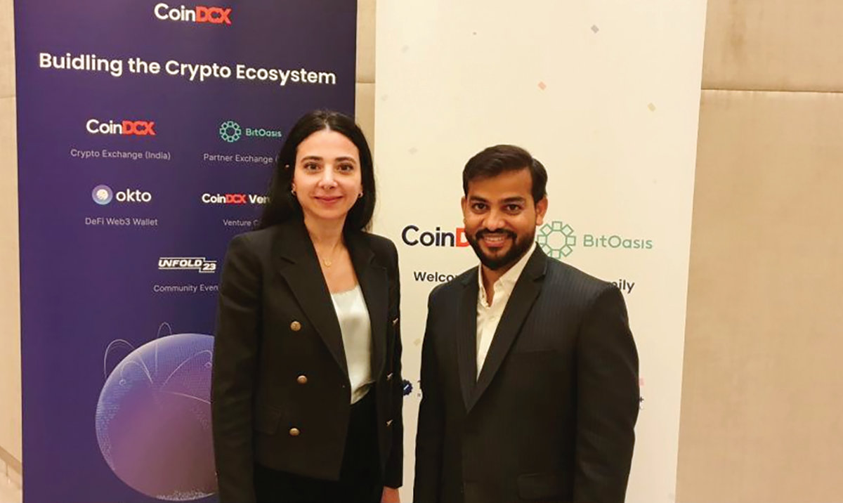 CoinDCX, India’s largest crypto exchange, has announced the acquisition of BitOasis, a UAE-based virtual assets trading platform. (Supplied)