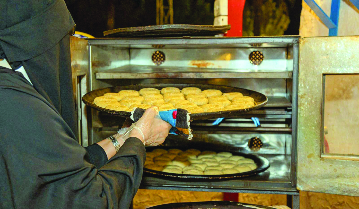 The secret to klaija’s distinctive flavor lies in each maker’s proprietary spice blend, combined with staple ingredients like flour, sugar and cardamom. (SPA)