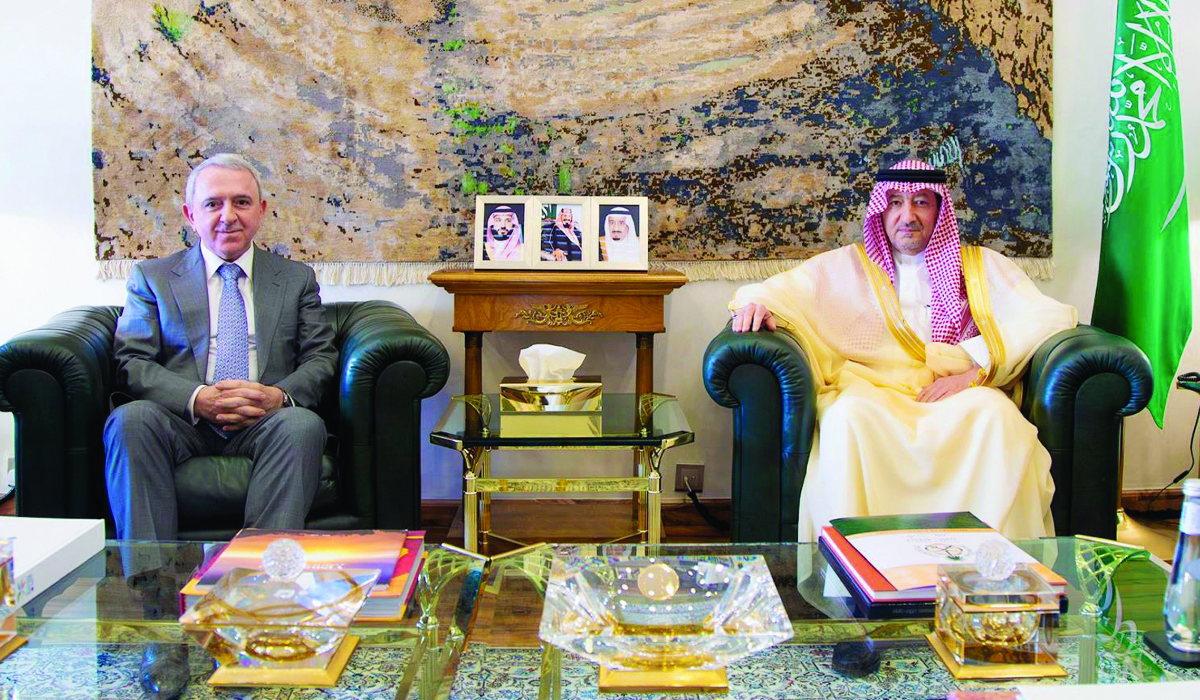 Shahin Abdullayev (L) and Waleed Elkhereiji in Riyadh. (Supplied)