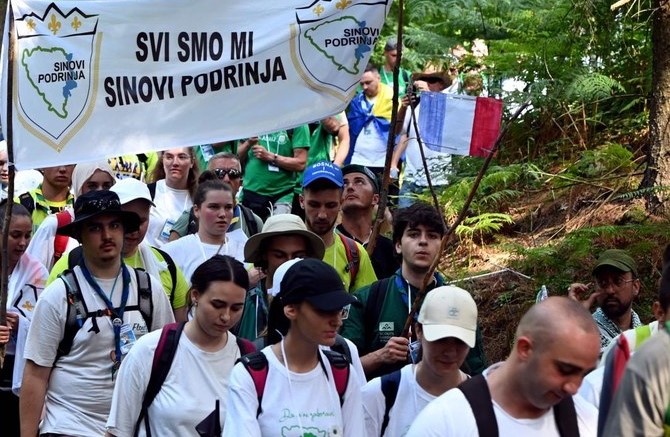 Thousands march to mark Srebrenica genocide anniversary