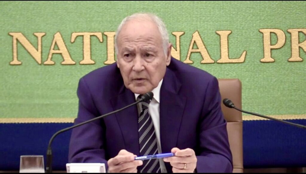 Arab League chief calls on Japan to recognize Palestinian state