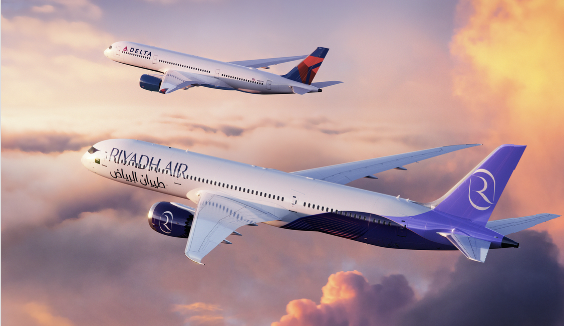 Saudi airline Riyadh Air and American carrier Delta Air Lines have signed a memorandum of understanding to expand route options for customers traveling between North America, Saudi Arabia and onward destinations. (Supplied)