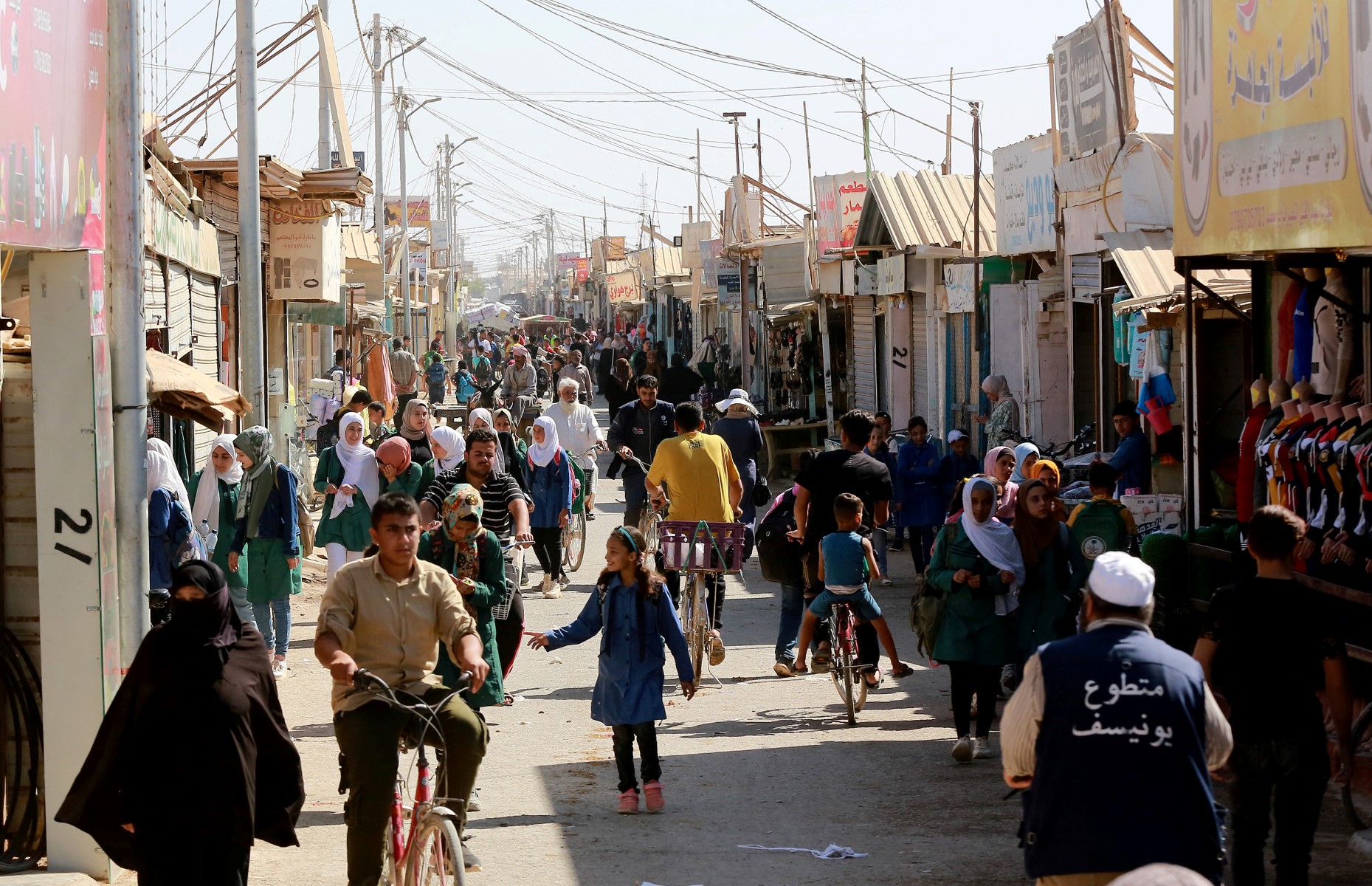 The Zaatari camp is home to some 80,000 Syrian refugees, about half of whom are children, according to the United Nations. The UN has 675,000 Syrian refugees registered in Jordan, but Amman estimates the real figure to be about twice that and says the cost of hosting them has exceeded $12 billion. (AFP)